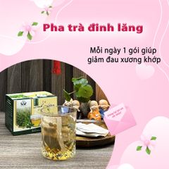 Trà Đinh Lăng Thảo Mộc - Hỗ Trợ Giảm Căng Thẳng, Mệt Mỏi - Hộp 30 Túi Lọc x 3Gram - Siêu Thị Thiên Nhiên