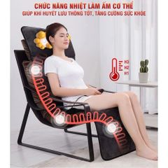 Nệm Massage Toàn Thân Nikio NK-151 Có Gối Massage Cổ - Thiết Bị Chăm Sóc Sức Khỏe Đa Năng Với 10 Động Cơ Rung Và Hồng Ngoại Sưởi Ấm