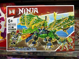 Đồ chơi lắp ráp chủ đề Ninja rồng xanh MG1630