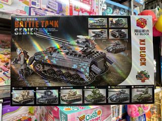 Đồ chơi lắp ráp mô hình xe tăng ZBD-03 XJ-868 Battle tank