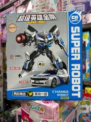 Đồ chơi lắp ghép robot biến hình xe ô tô 666-83 chọn màu ngẫu nhiên super robot change Hero