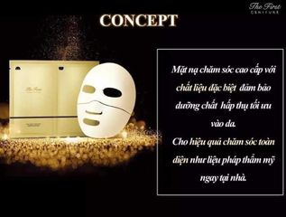 Combo 5 Miếng Mặt Nạ Tinh Chất Vàng Ohui The First Geniture Ampoule - Dưỡng Da Chống Lão Hóa Hiệu Quả, Chăm Sóc Toàn Diện Tại Nhà
