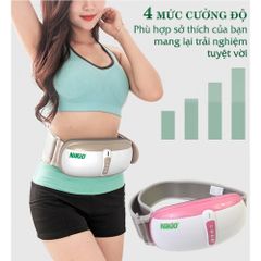 Máy Massage Bụng Rung Lắc Nikio NK-169DC - Giảm Mỡ Thừa Nhanh Chóng, Công Nghệ Hồng Ngoại, Pin Sạc Tiện Lợi cho Phụ Nữ Sau Sinh