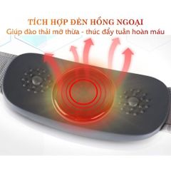 Máy Massage Bụng Rung Lắc Nikio NK-169DC - Giảm Mỡ Thừa Nhanh Chóng, Công Nghệ Hồng Ngoại, Pin Sạc Tiện Lợi cho Phụ Nữ Sau Sinh