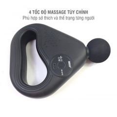 Súng Massage Giãn Cơ Toàn Thân Nikio NK-273 - 4 Tốc Độ Massage, Chức Năng Tự Động Tắt, Dễ Dàng Sử Dụng, Pin 1500mAh