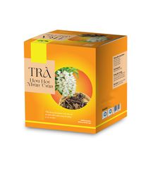 Trà Hoa Hoè Nhân Trần Túi Lọc - Giải Khát Thảo Mộc Hộp 30 Túi x 3gr - Được Chứng Nhận ISO, Dễ Dùng Cho Mọi Đối Tượng