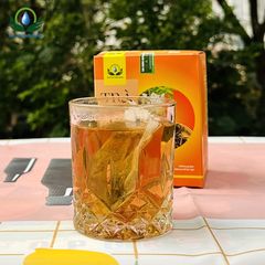 Trà Hoa Hoè Nhân Trần Túi Lọc - Giải Khát Thảo Mộc Hộp 30 Túi x 3gr - Được Chứng Nhận ISO, Dễ Dùng Cho Mọi Đối Tượng