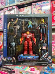 Đồ chơi 6 siêu nhân Avengers có đèn sáng chọn mẫu ngẫu nhiên 28003