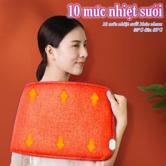 Túi Chườm Nóng Muối Biển Nikio NK-201 - Giảm Đau Nhức, Tăng Tuần Hoàn Máu, Chườm Bụng Kinh, 10 Mức Nhiệt Tùy Chỉnh