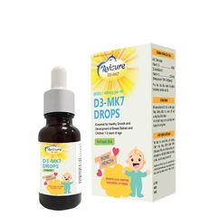 Vitamin D3K2 Avisure D3MK7 - Bổ Sung Canxi Tăng Chiều Cao Cho Bé, Hỗ Trợ Giấc Ngủ Ngon và Phát Triển Xương Khỏe Mạnh