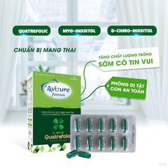 Viên Bổ Trứng Avisure Folimom 5-MTHF Hỗ Trợ Tăng Chất Lượng Trứng Cho Phụ Nữ Chuẩn Bị Mang Thai - Hộp 30 Viên