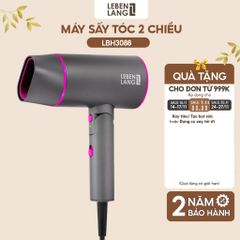 Máy Sấy Tóc Di Động Lebenlang LBH3088 2100W - Thiết Kế Gấp Gọn, Công Nghệ Ion Chống Xơ Rối, Dễ Dàng Mang Đi Du Lịch