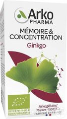 Viên Uống Bổ Não Arkopharma Ginkgo Biloba Bio 150 Viên - Tăng Cường Trí Nhớ và Tập Trung Tốt Nhất