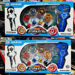 Đồ Chơi Con Quay 329-62 Có Tay Cầm và Sàn Thi Đấu - Alloy Die Cast Speed Storm Gyro Thú Vị Cho Trẻ Em