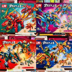 Đồ Chơi Lắp Ráp Ninja Rồng 4 Phân Loại LW 1119-1 1119-2 1119-3 1119-4 - Bộ Đồ Chơi Lego Sáng Tạo Cho Trẻ Em