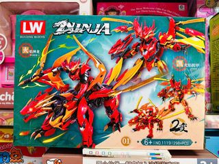 Đồ Chơi Lắp Ráp Ninja Rồng 4 Phân Loại LW 1119-1 1119-2 1119-3 1119-4 - Bộ Đồ Chơi Lego Sáng Tạo Cho Trẻ Em