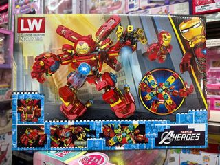 Đồ chơi lắp ráp Lego Siêu Anh Hùng - Spider-Man 2194-1 & Iron Man 2194-2 - Quà tặng fan Marvel hoàn hảo