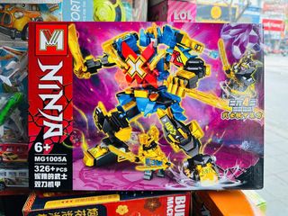 Đồ chơi lắp ráp chủ đề Ninja siêu anh hùng robot có 4 phân loại MG1005A MG1005B MG1005C MG1005D