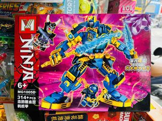 Đồ chơi lắp ráp chủ đề Ninja siêu anh hùng robot có 4 phân loại MG1005A MG1005B MG1005C MG1005D