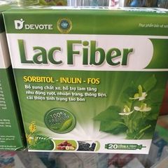 Lacfiber Bổ Sung Chất Xơ - Sản Phẩm Hỗ Trợ Tiêu Hóa Từ Devolte Hoa Kỳ, Giúp Cải Thiện Sức Khỏe Đường Ruột, Giảm Tình Trạng Táo Bón