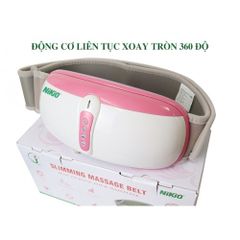 Đai massage bụng Nikio NK-169AC xoa bóp rung lắc giảm mỡ cao cấp