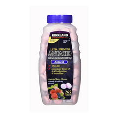 Kẹo chống đầy hơi Kirkland Ultra Strength Antacid 1000mg 265 viên 194283