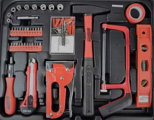 Bộ dụng cụ cầm tay Mannesmann 60 món cao cấp Made in Germany - Hộp nhựa chắc chắn, tiện lợi cho thợ sửa chữa và DIY