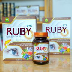 Viên Uống Hỗ Trợ Bổ Mắt Eye Ruby - Cải Thiện Thị Lực, Giảm Thoái Hóa Điểm Vàng và Đục Thủy Tinh Thể cho Người Lớn