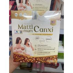 Sữa hạt Matti Mum Canxi bổ sung canxi cho mẹ bầu và sau sinh