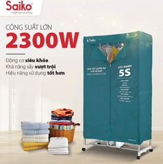 Máy sấy quần áo Saiko CD-2300 (2300W - 50KG)