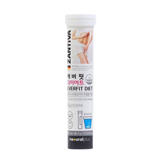 Viên Sủi Giảm Cân Zantiva Everfit Diet Hàn Quốc - Tăng Cường Đốt Cháy Mỡ, Kiềm Chế Cảm Giác Thèm Ăn, Vị Chanh Vàng Dễ Uống