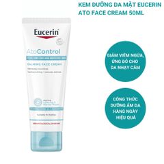 Kem Dưỡng Eucerin AtoControl 50mL - Kem Giảm Ngứa, Viêm Da, Cấp Ẩm Cho Mọi Loại Da, An Toàn Cho Trẻ Em, Da Nhạy Cảm