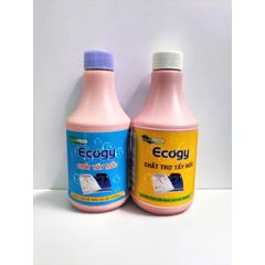Bộ Tẩy Mốc Quần Áo Ecogy - Giải Pháp Làm Sạch Vết Bẩn Hiệu Quả Cho Vải Màu và Trắng, Dễ Dàng Sử Dụng