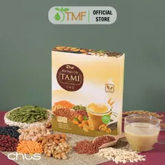 Bột ngũ cốc nảy mầm Tami 126g 7 gói TÂM MINH FOODS ít ngọt dinh dưỡng giảm cân ăn kiêng