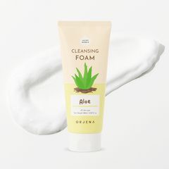Sữa Rửa Mặt Orjena Chiết Xuất Nha Đam 180ML - Sạch Da, Cấp Ẩm, Phù Hợp Mọi Loại Da, Không Chất Phụ Gia, Hàn Quốc