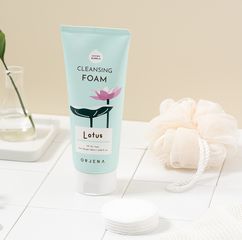 Sữa Rửa Mặt Orjena Chiết Xuất Sen Hồng 180ML - Sạch Da, Không Chứa Hóa Chất Độc Hại, Dành Cho Mọi Loại Da