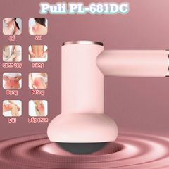 Máy massage bụng cầm tay Puli PL-681DC - Mini, pin sạc, 8 đầu massage đa năng hỗ trợ giảm mỡ và thư giãn, giúp cơ thể khỏe mạnh hơn.