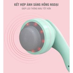 Máy Massage Cầm Tay Puli PL-664AC4 - 5 Kiểu Rung, 4 Đầu Massage, Thư Giãn Cơ Bắp, Giảm Đau Nhức Hồng Ngoại Thông Minh