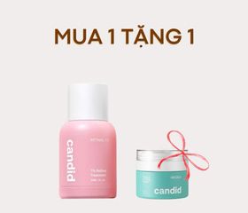 Bộ đôi Candid Retinol 1.0% + B5 cica10ml Kháng Lão Hóa, Cải Thiện Nếp Nhăn