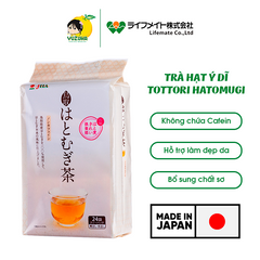 Trà Hạt Ý Dĩ Tottori Hatomugi - Giải Khát Từ Thiên Nhiên, Bổ Sung Chất Xơ, Dưỡng Da, Hương Vị Nhẹ Nhàng, An Toàn Cho Mọi Thành Viên Gia Đình