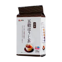 Trà Xanh Hoji Ngũ Cốc 24 Túi - Trà Rang Hương Vị Đặc Biệt Không Chứa Cafein - Sản Phẩm Từ Thiên Nhiên Nhật Bản