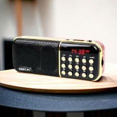 Loa Bluetooth BKK851 - Loa Đài Nghe FM/RADIO Chất Lượng Cao, Đi Kèm Pin Sạc và Dây Sạc - Lựa Chọn Tuyệt Vời Cho Người Già