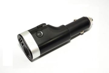 Tẩu Sạc Đa Năng 6 Trong 1 Kiêm Búa Thoát Hiểm - Thiết Bị Tiện Ích Dành Cho Xe Hơi, Đèn Pin LED, Cắt Dây An Toàn, Bảo Hành 1 Năm