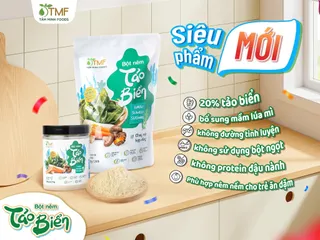 Bột Nêm Tảo Biển Tâm Minh Foods 350g - Không Bột Ngọt, Bổ Sung Sắt, Dinh Dưỡng Từ Đại Dương cho Sức Khoẻ Gia Đình