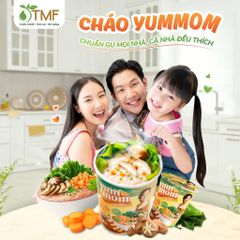 Cháo Gạo Lứt Rong Biển Yến Mạch Ăn Liền 45g Yum Mom - Dinh Dưỡng Cao, Hỗ Trợ Tiêu Hóa, Tiện Lợi Cho Bé Ăn Dặm
