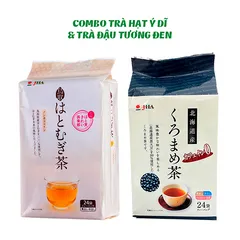 Combo Trà Hạt Ý Dĩ Và Trà Đậu Tương Đen - Yuzuha Shop