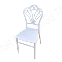 Ghế nhựa sự kiện dáng Chiavari - Tiffany - Queen - King  - đúc nhựa nguyên khối