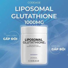 Gluatathion 1000mg của Codage giúp trung hoà độc tố, làm sáng da