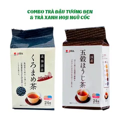 Combo Trà Đậu Tương Đen Và Trà Ngũ Cốc Kaori - Yuzuha Official Store