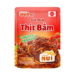 Xốt Mì Ý Nisshin Hương Vị Thịt Bằm 240g - Tiện Lợi Ready to Eat, Phù Hợp Với Mì, Nui, Tạm Thời Sử Dụng Ngay